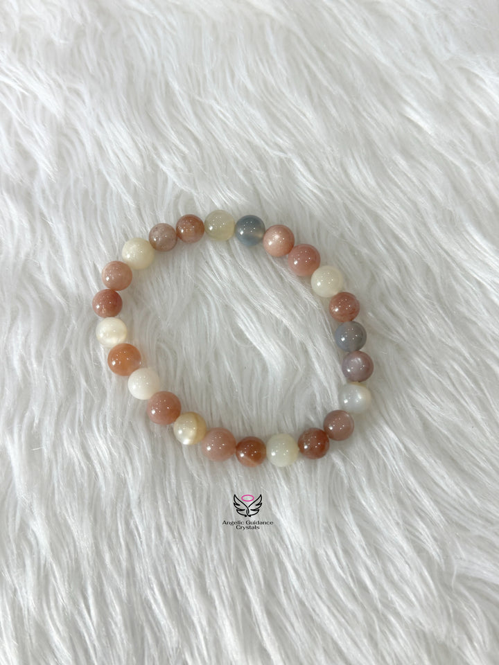 Multi Moonstone Bracelet AAA