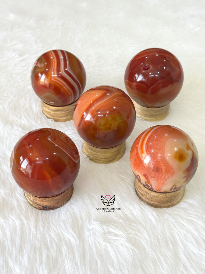 Carnelian Large Sphere