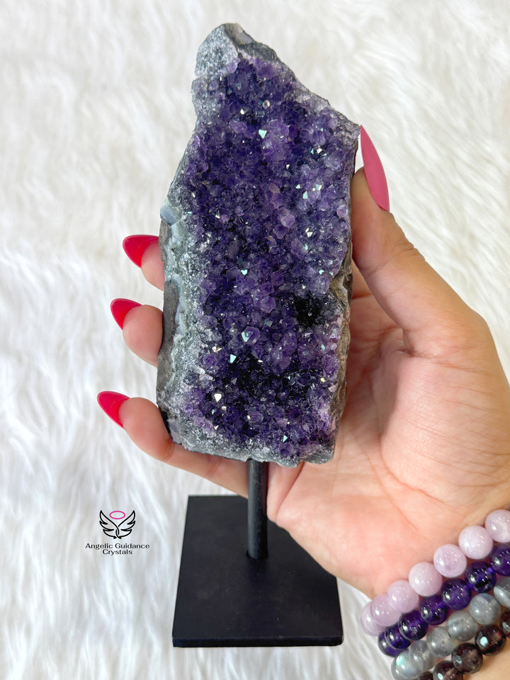 Amethyst Cluster Stand 1
