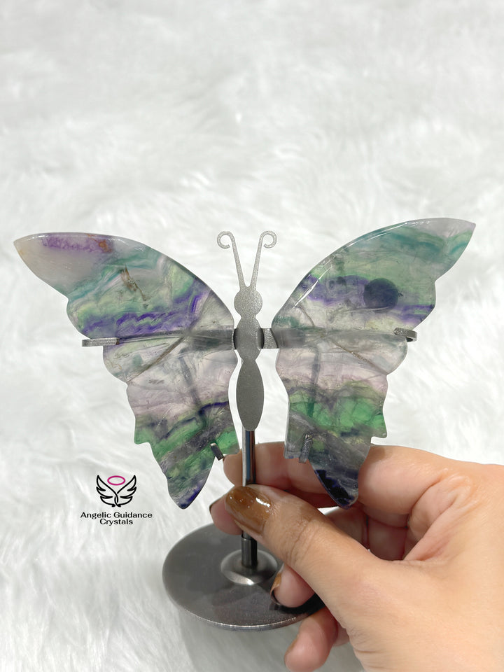 Rainbow Fluorite Butterfly