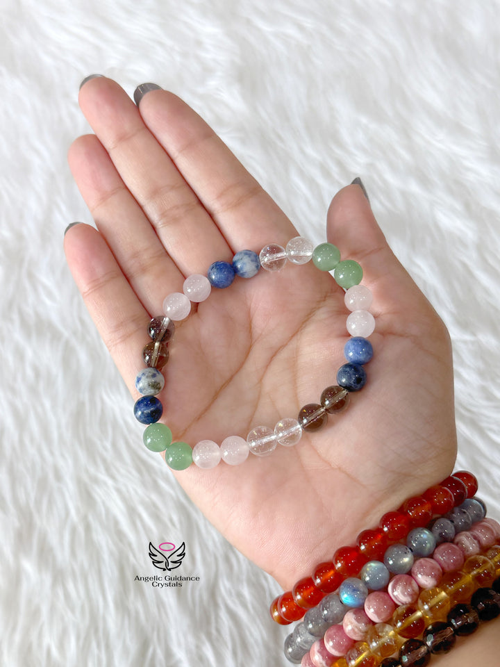 Anger Management Crystal Bracelet 8mm