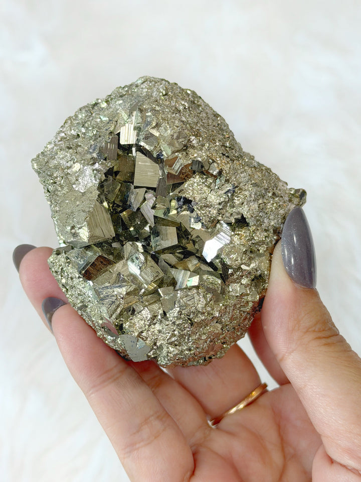 Pyrite Cubic Cluster 3