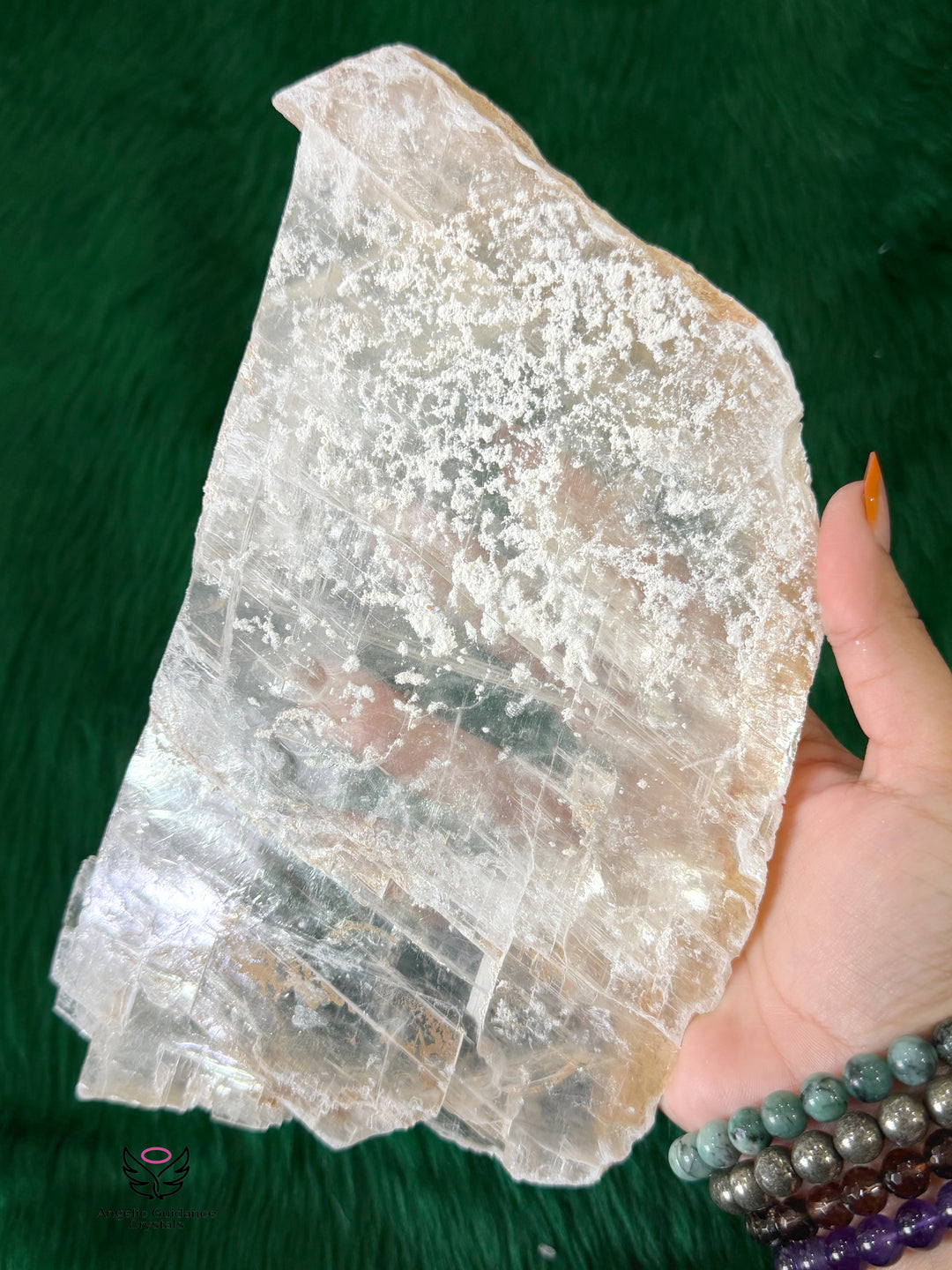 Selenite Transparent Raw Stone Xl 7