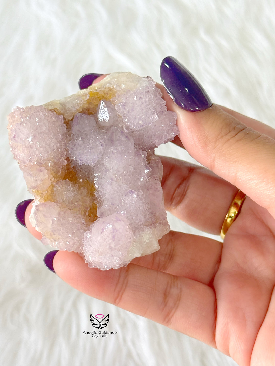 Amethyst With Spirit Quartz Cluster Medium