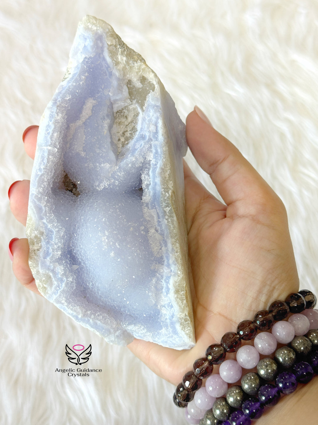 Blue Lace Agate Cluster Large