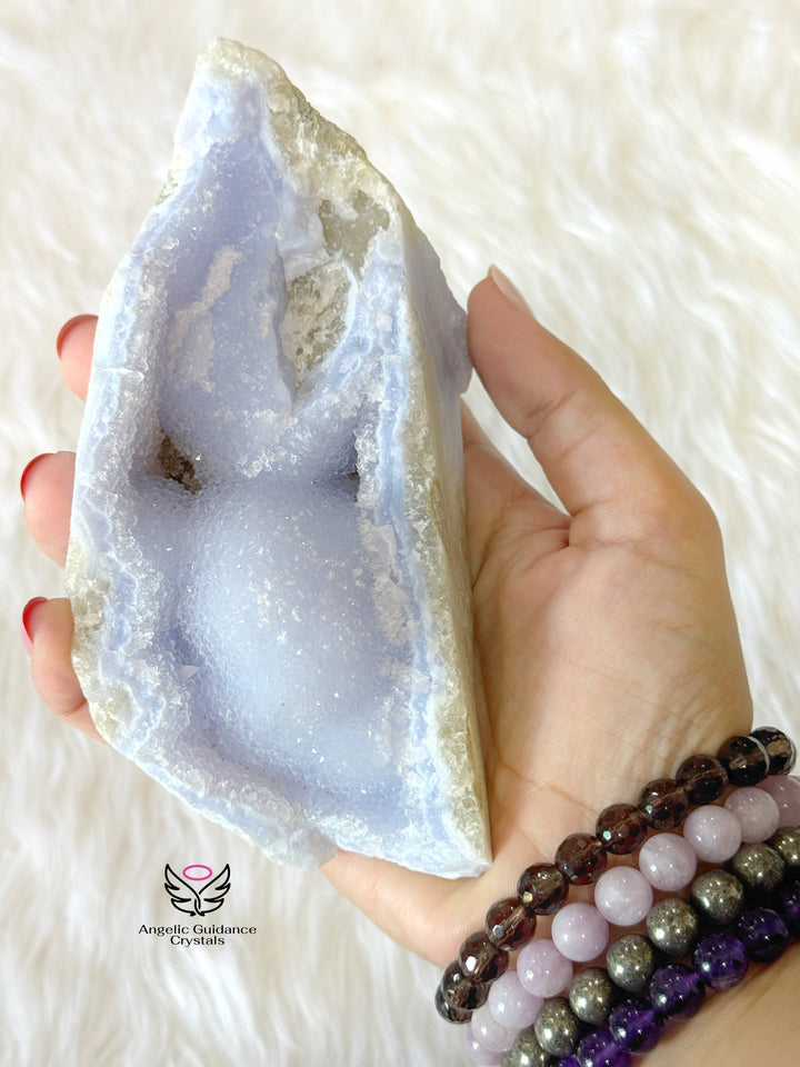 Blue Lace Agate Cluster Large