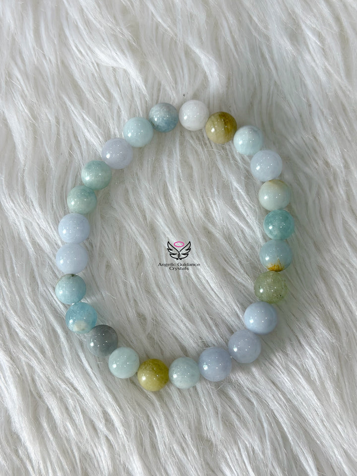 Aquamarine Bracelet A 8mm