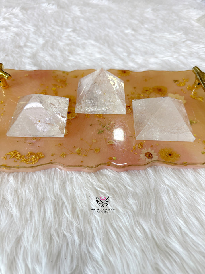 Clear Quartz Pyramid Large