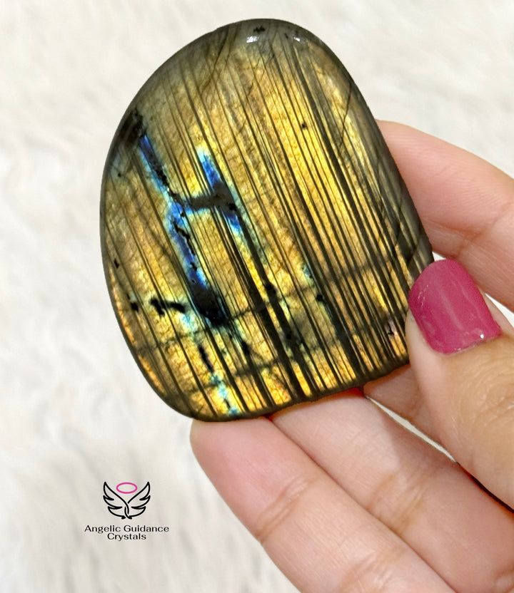 Labradorite Palm Stone 8