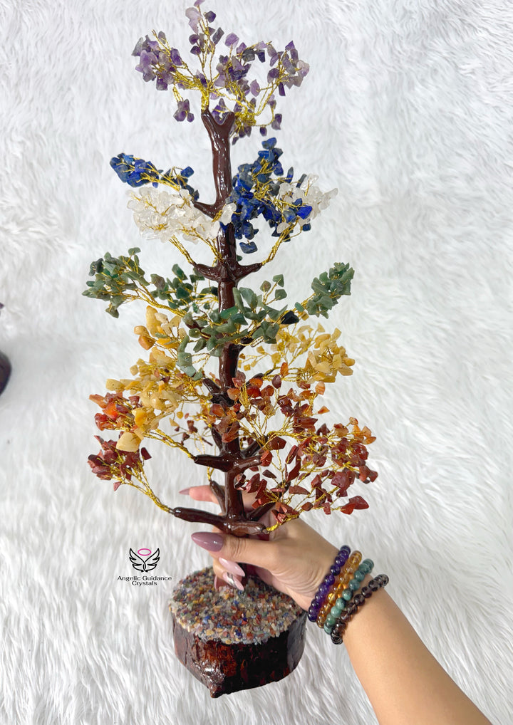 Seven Chakra Crystal Tree 1000 Chips