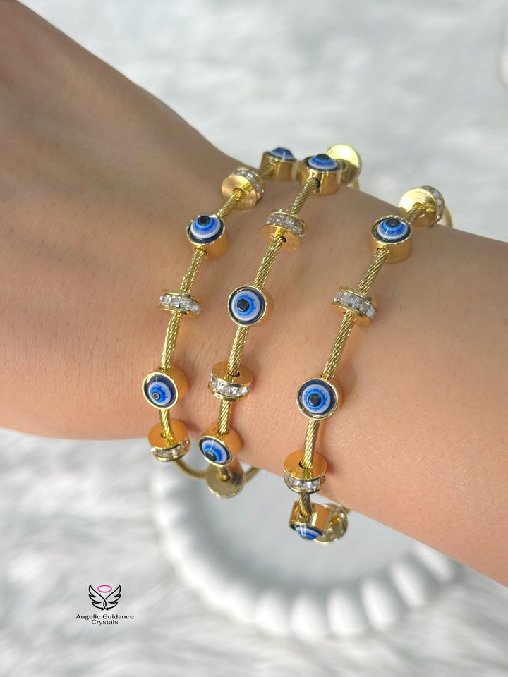Evil Eye Anti Tarnish Bracelet