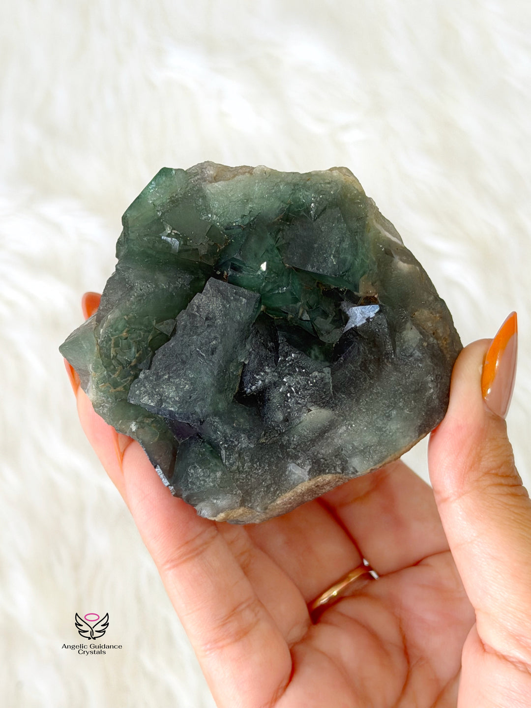 Green Fluorite Cubic Cluster 2