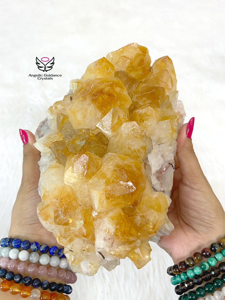 Citrine Cluster Xl Size 5