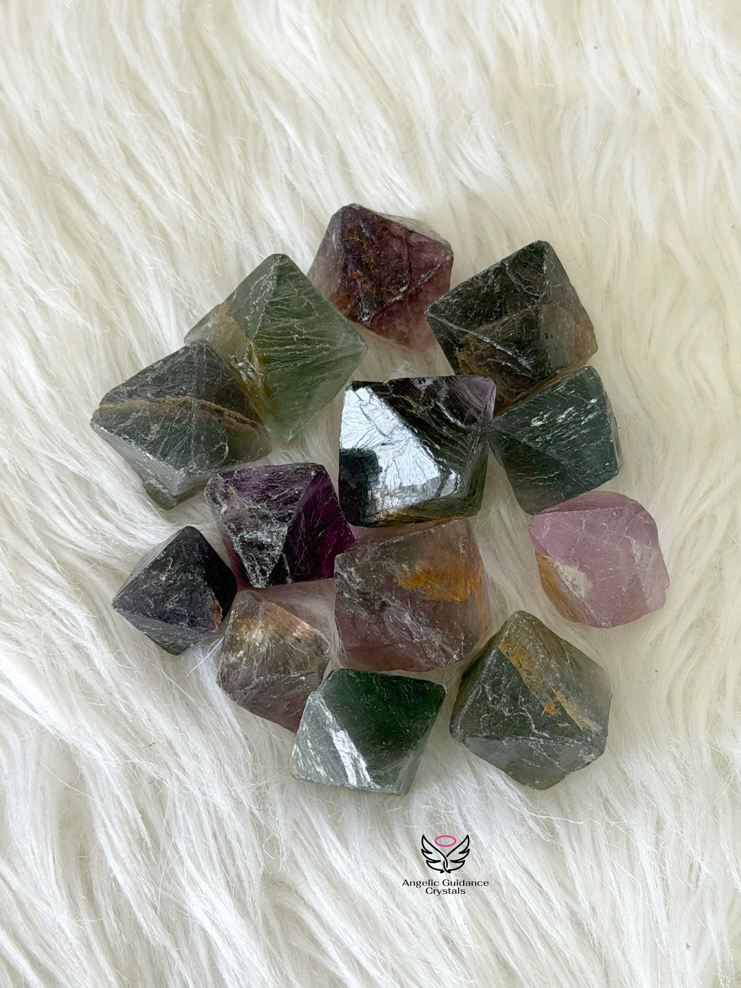 Fluorite Octahedron Baby Medium