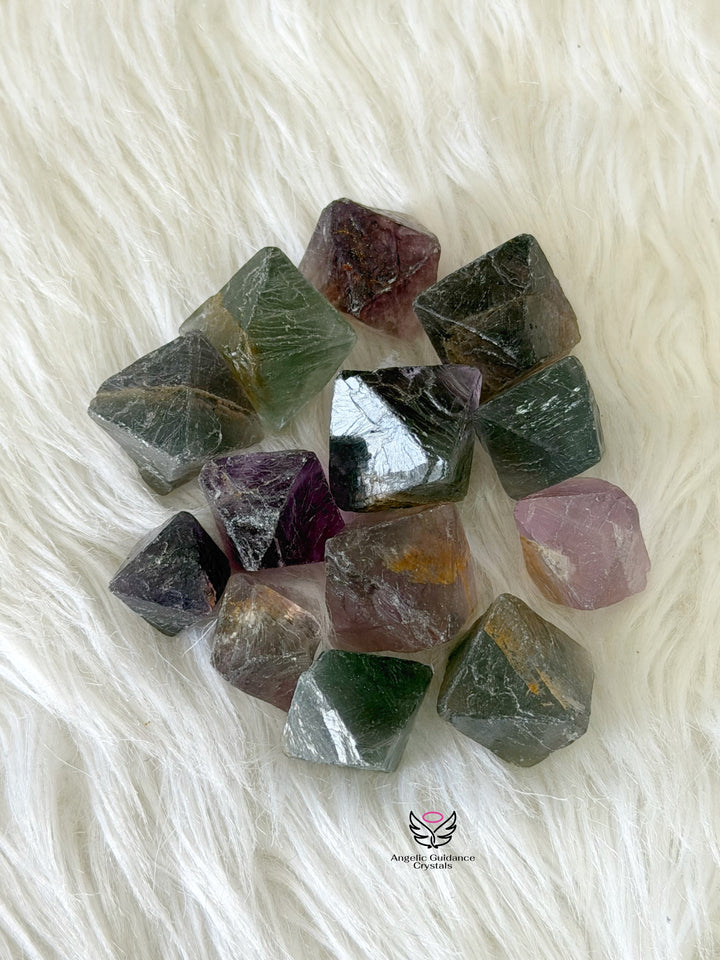 Fluorite Octahedron Baby Medium