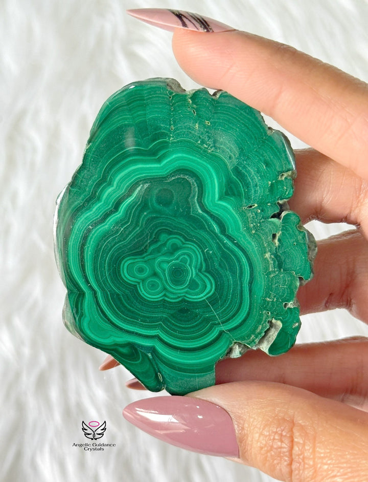 Malachite Raw Slice Small