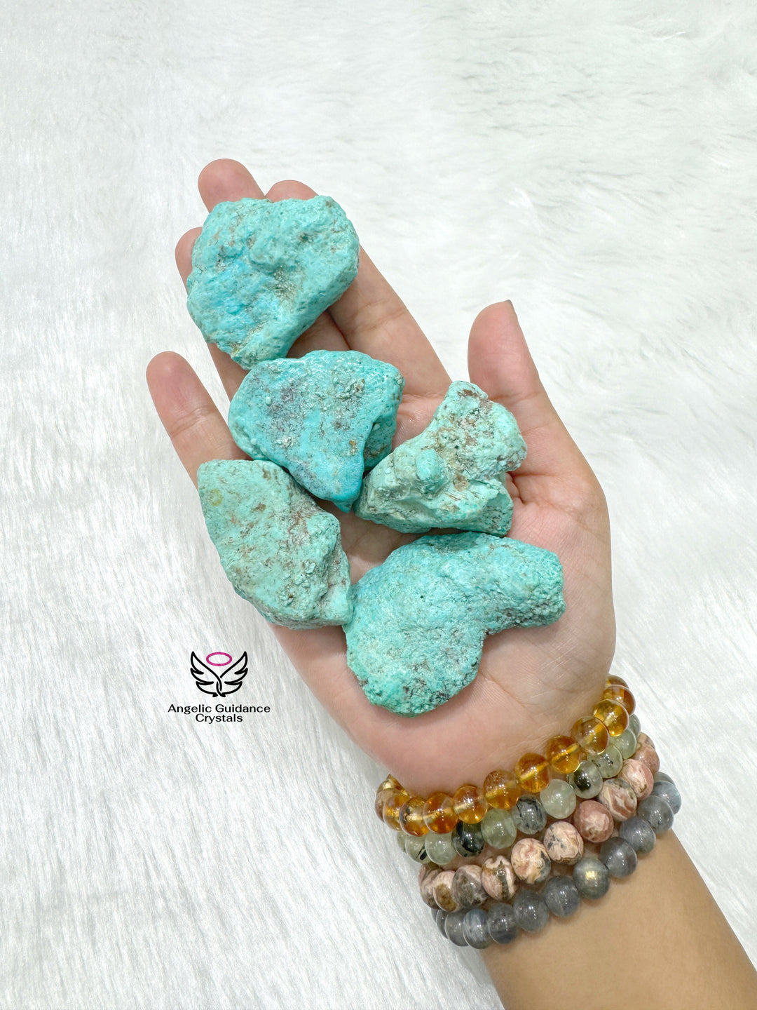 Turquoise From Arizona Large Raw Stone