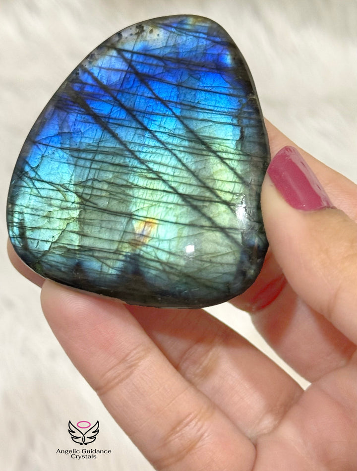 Labradorite Palm Stone 9
