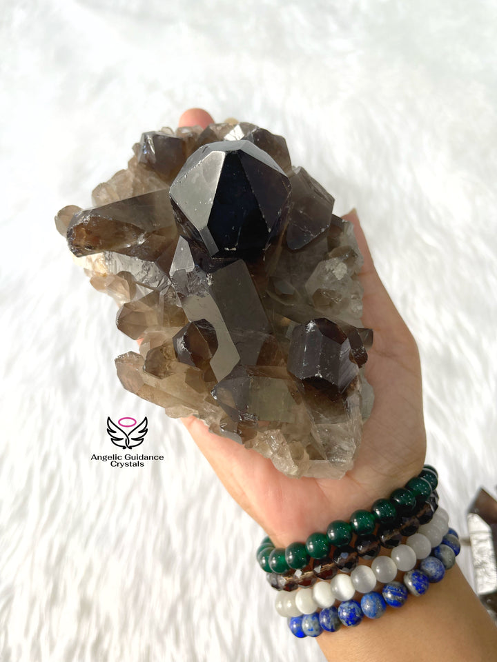 Smoky Quartz Cluster Xl 1