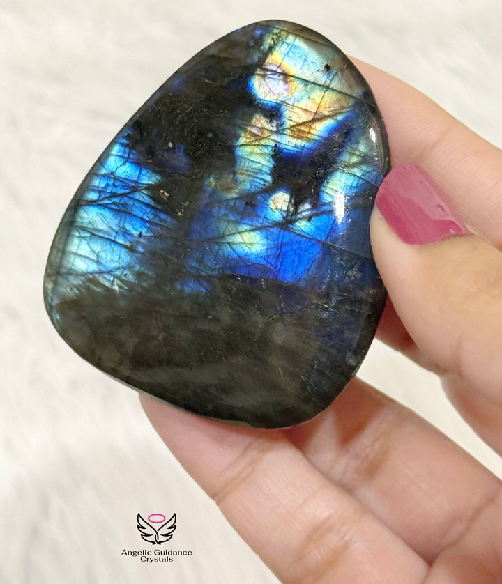 Labradorite Palm Stone 9