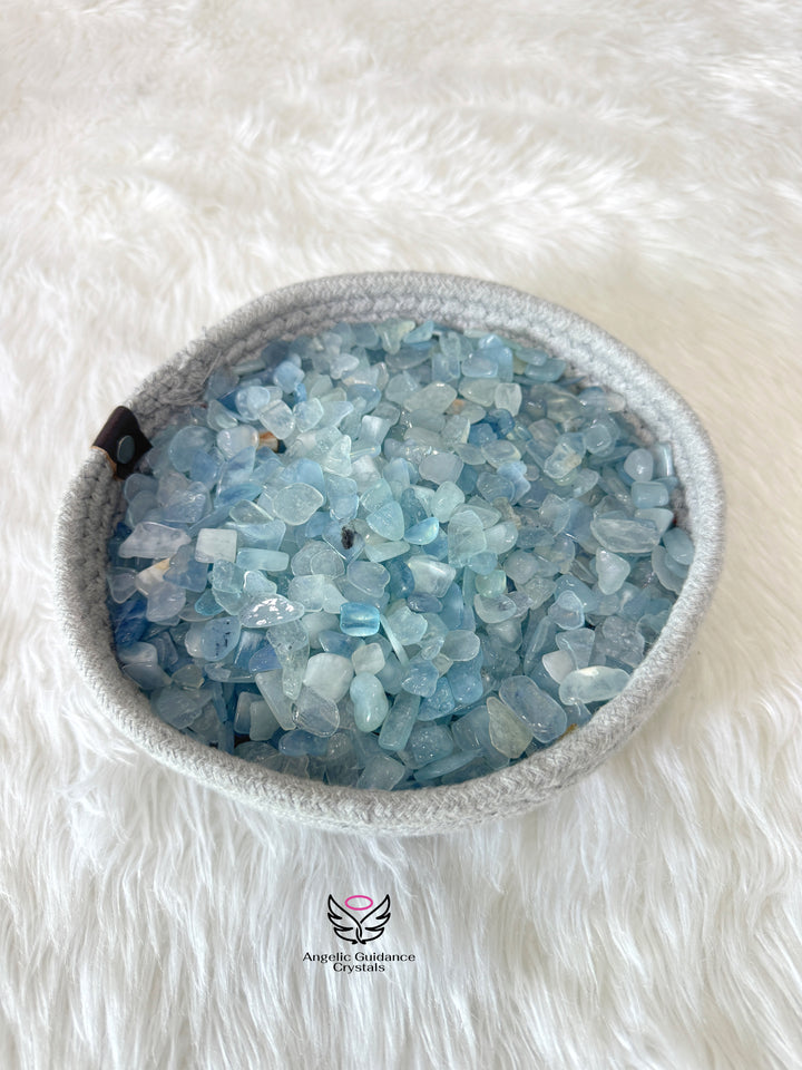 Aquamarine Crystal Chips