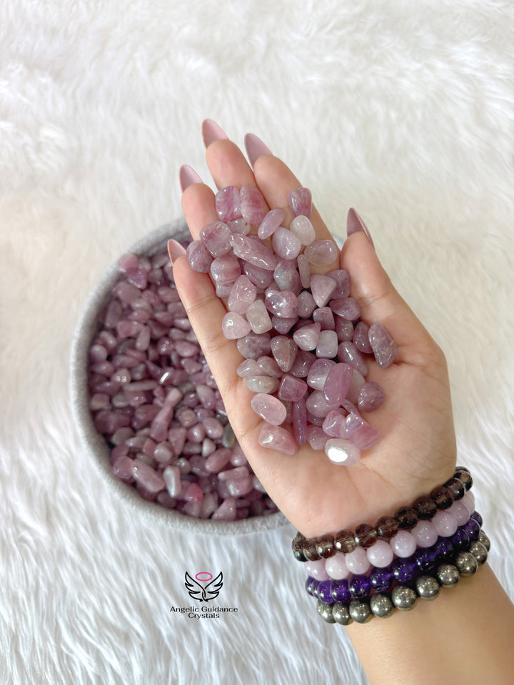Pink Amethyst Crystal Chips