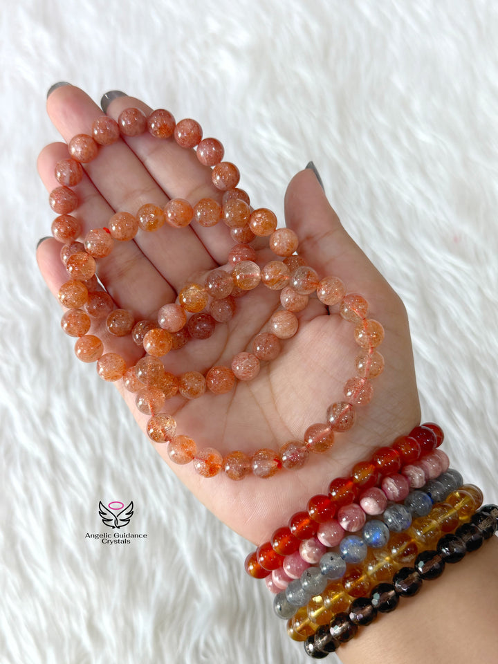 Sunstone Bracelet AAA 9mm