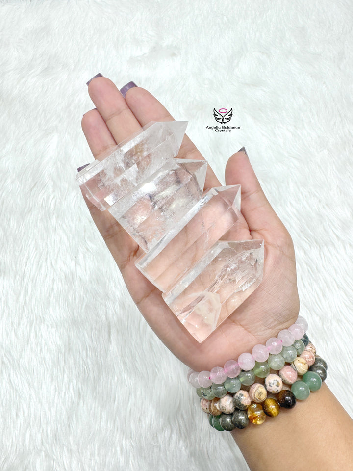 Clear Quartz Tower Medium