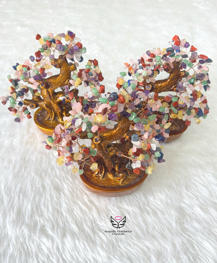 Seven Chakra Crystal Tree