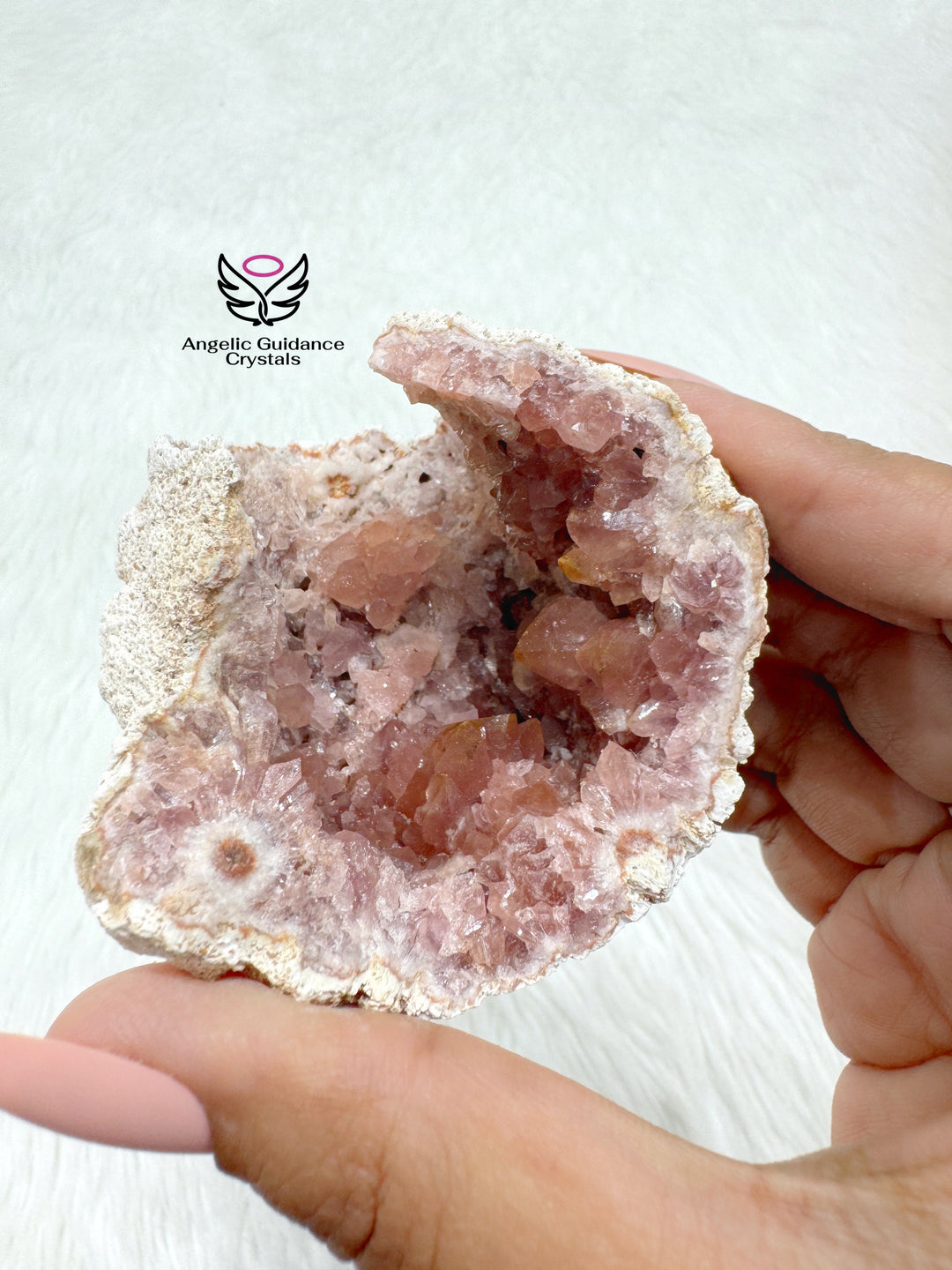 Pink Amethyst Cluster From Argentina