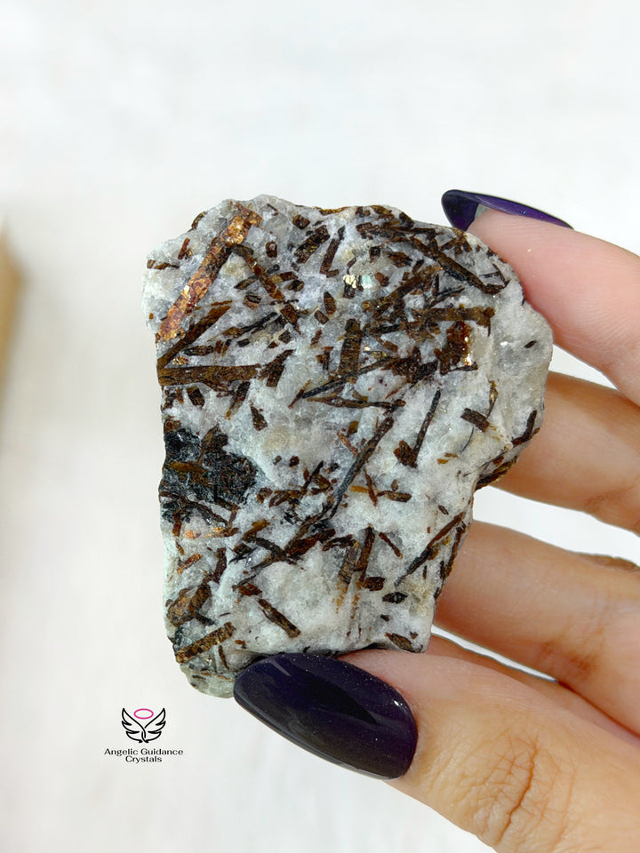 Astrophyllite Raw Stone For Transformation &amp; Growth