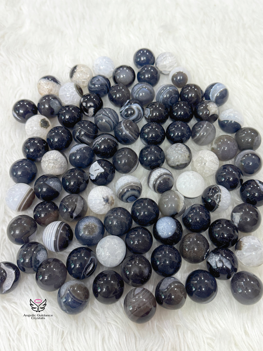 Sulemani Black Agate Mini Sphere