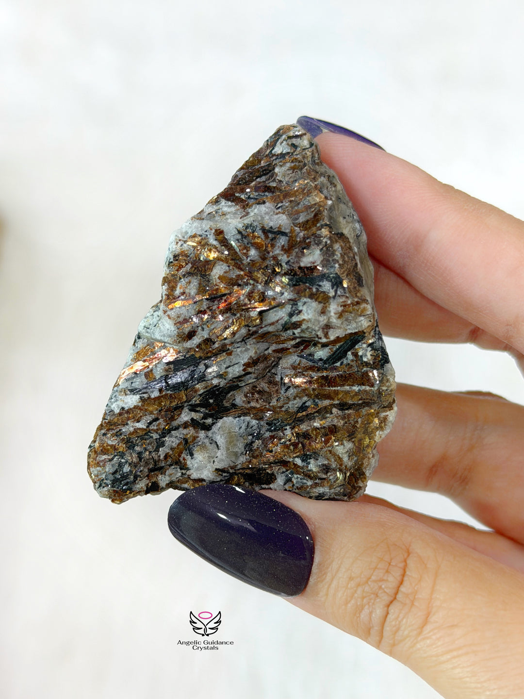 Astrophyllite Raw Stone For Transformation &amp; Growth