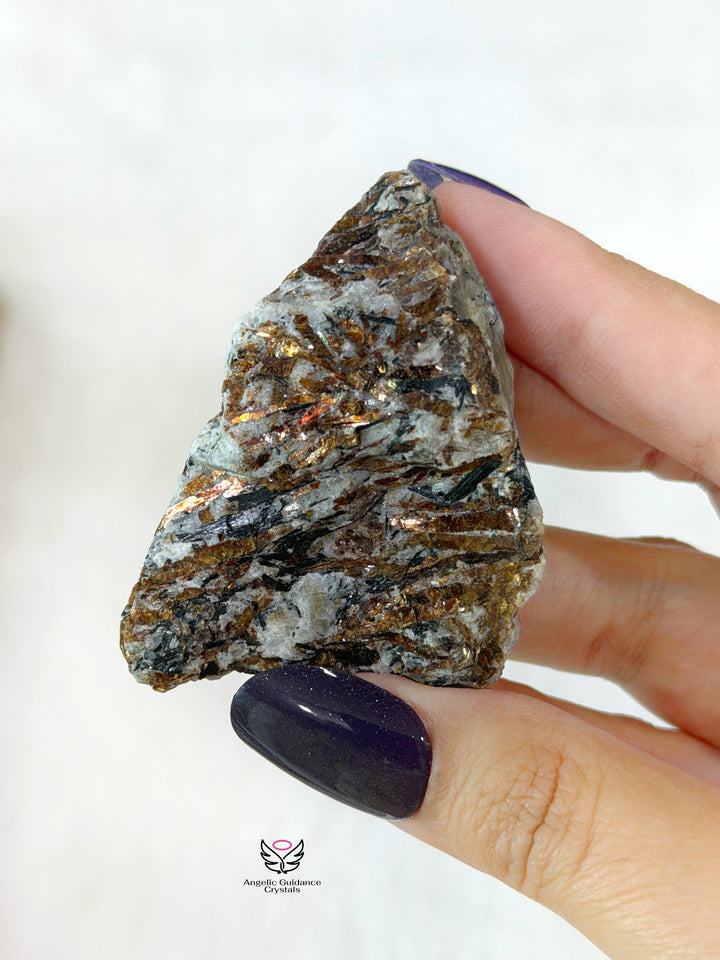 Astrophyllite Raw Stone For Transformation &amp; Growth