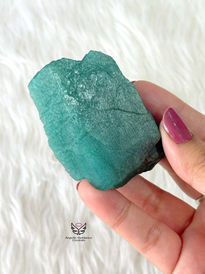 Amazonite Raw Stone Large Aaa
