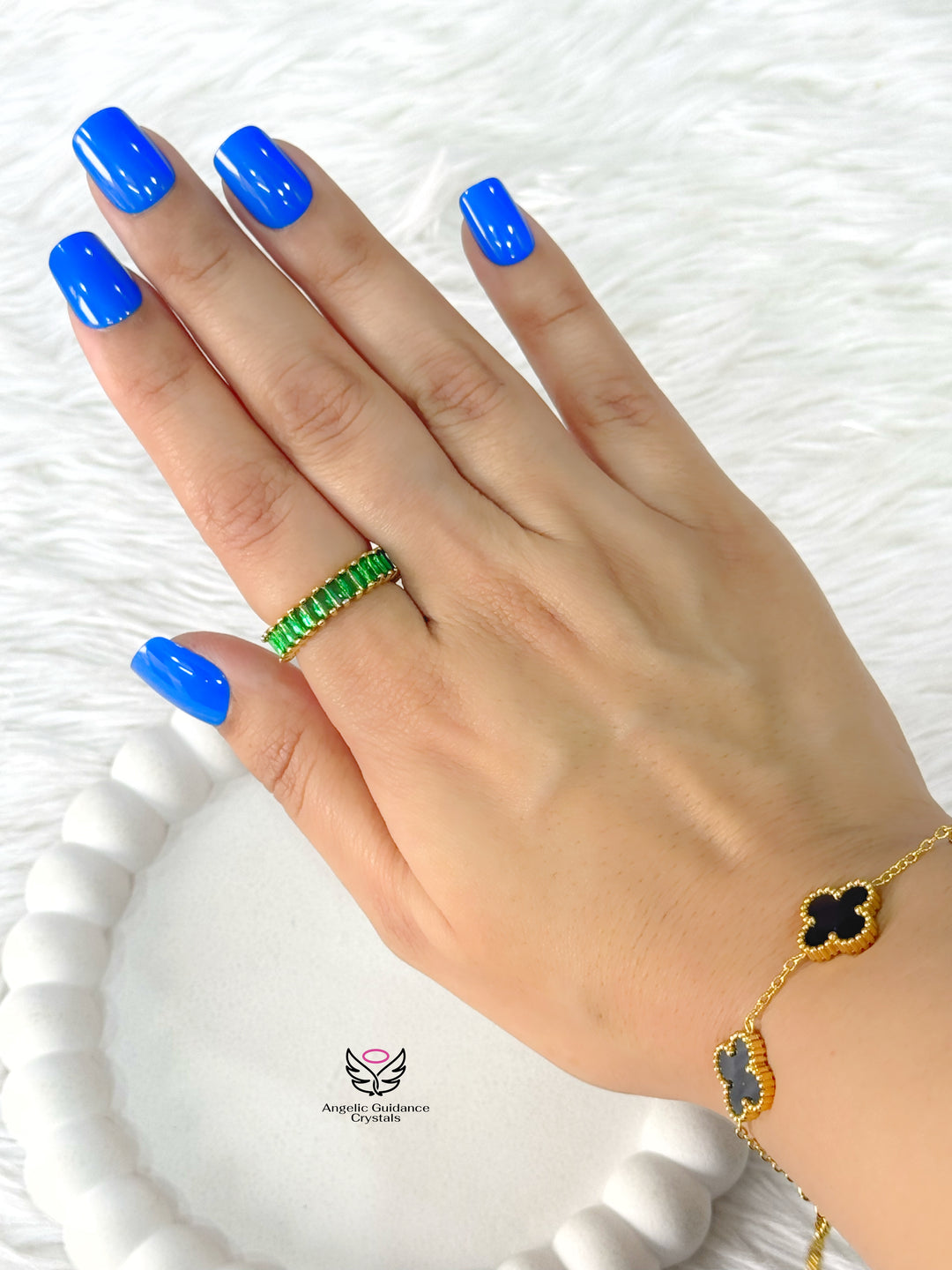 Emerald Anti Tarnish Ring