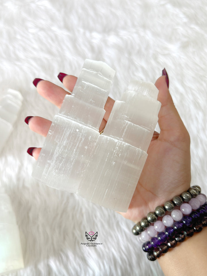 Selenite Iceberg Tower Medium