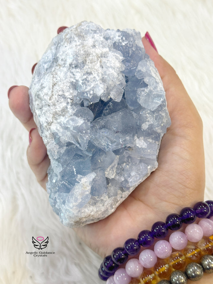Celestite Cluster XLarge 2