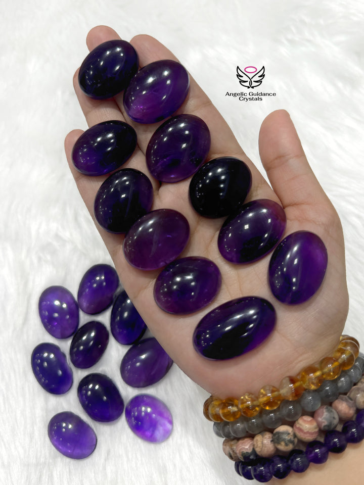 Amethyst Cabochon Large