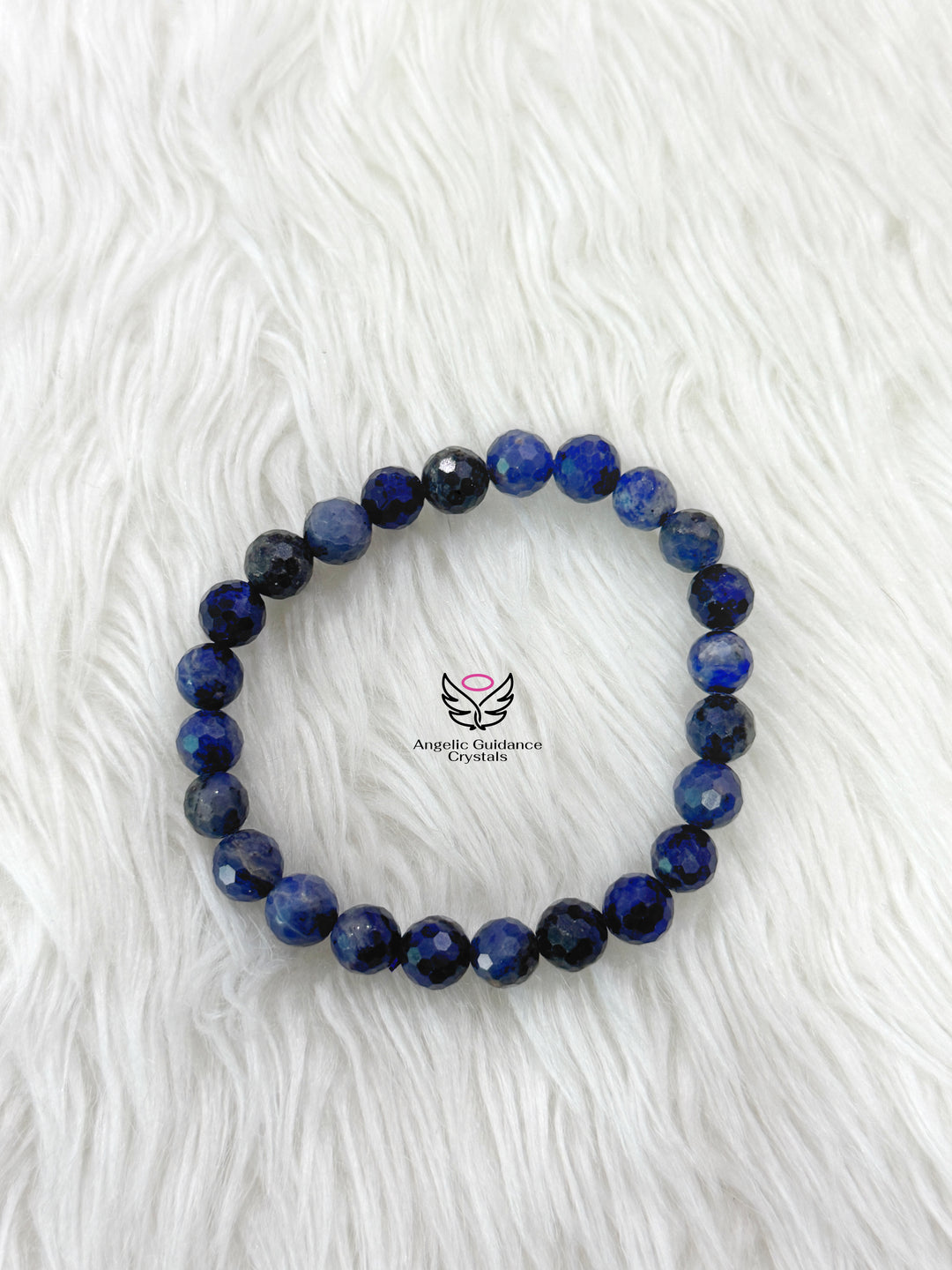 Sodalite Faceted Bracelet 8mm Aaa