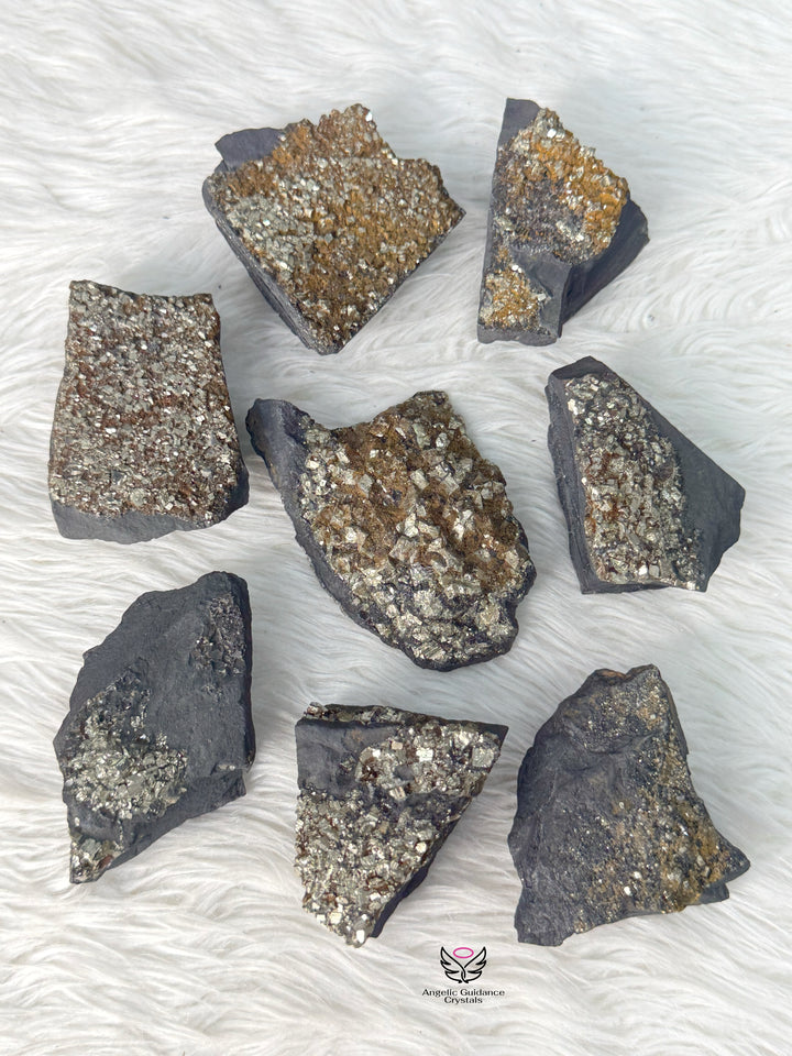 Shungite With Pyrite Rawstone Large