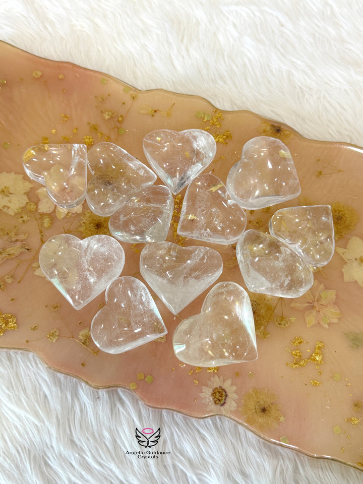 Clear Quartz Heart