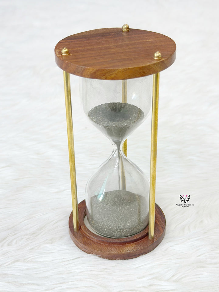 Pyrite Hourglass For Wealth