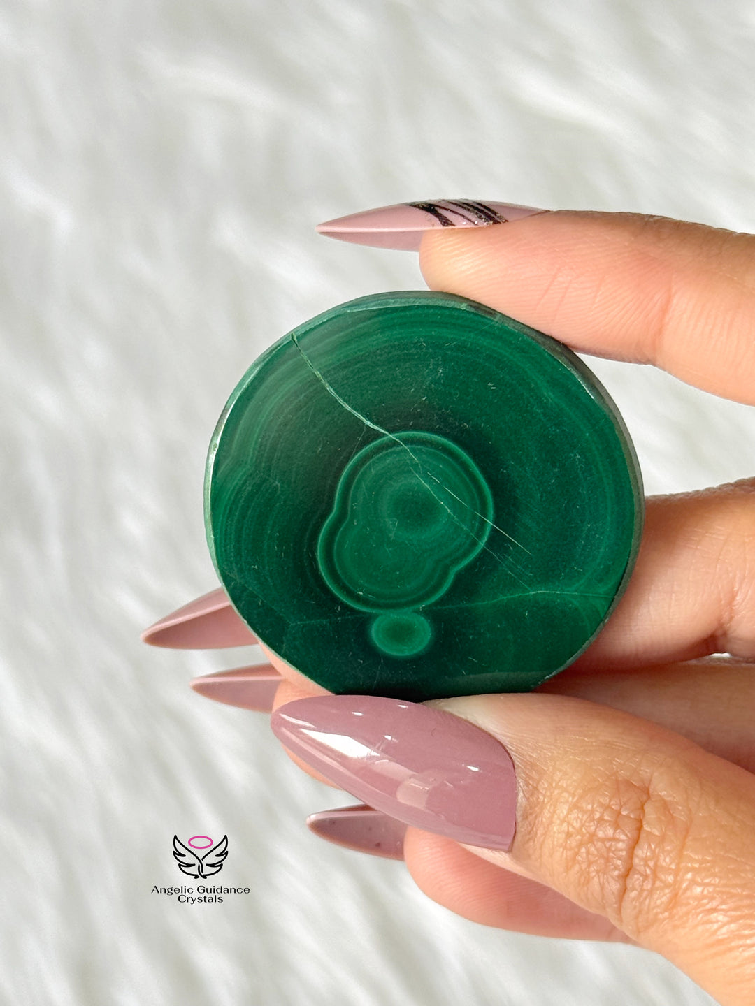 Malachite Slice Round