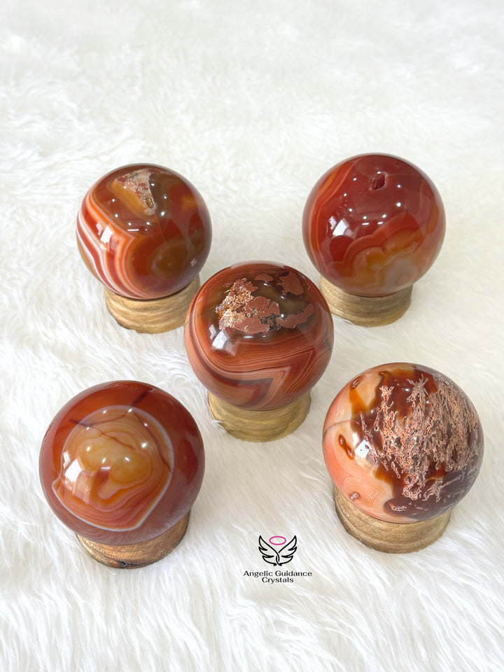 Carnelian Large Sphere