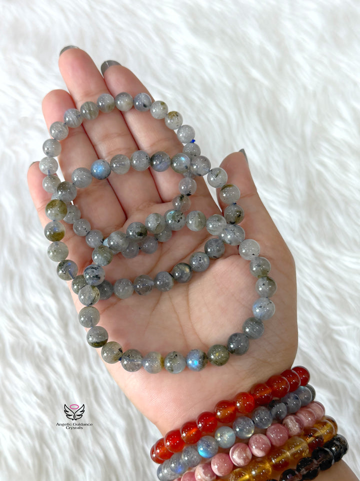 Labradorite Bracelet AA 8mm