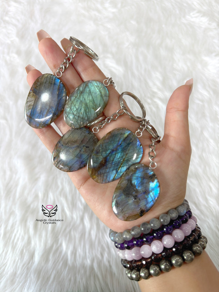 Labradorite Keychain