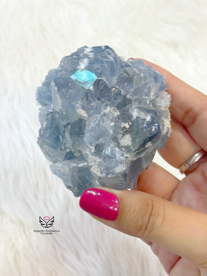 Celestite Cluster Large 4