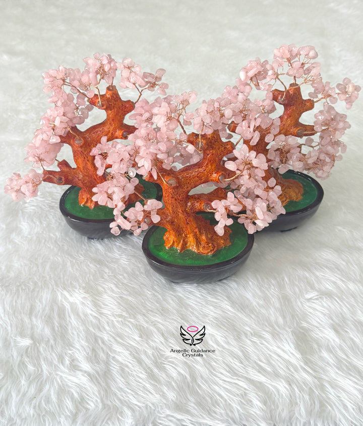 Rose Quartz Love And Harmony Tree