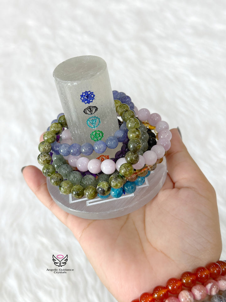 Selenite Bracelets Holder Medium